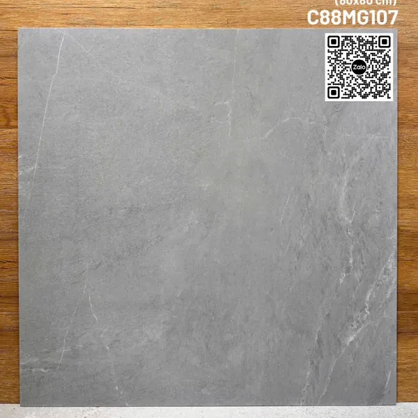 Gạch Đá Mờ 80x80 Ốp Lát Giá Rẻ xám vân trắng C88MG107