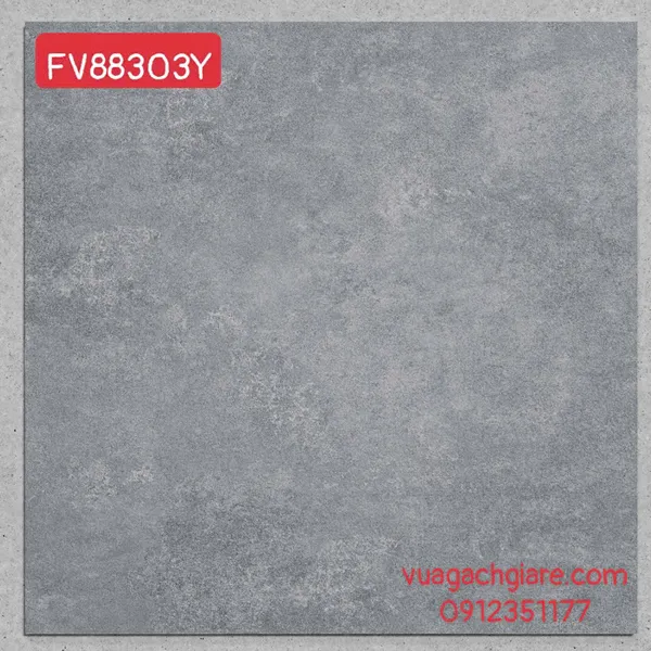 Gạch Đá Mờ 80x80 Ốp Lát Giá Rẻ xám xi măng FV88303Y