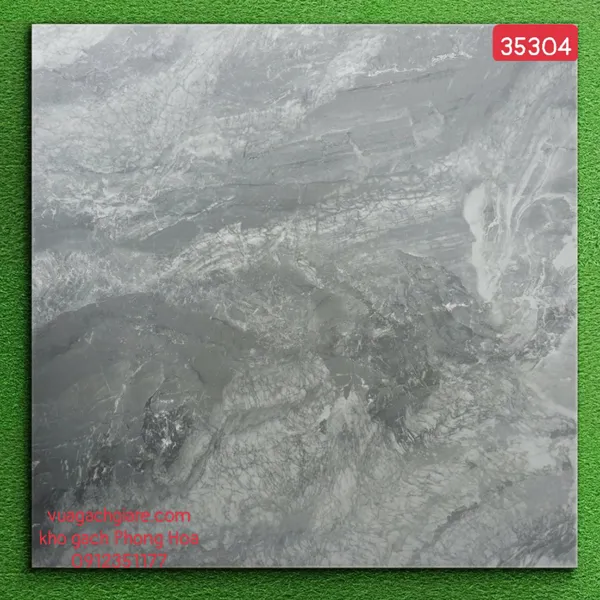 Gạch Đá Mờ Lát Nền 80x80 xám xi măng 35304