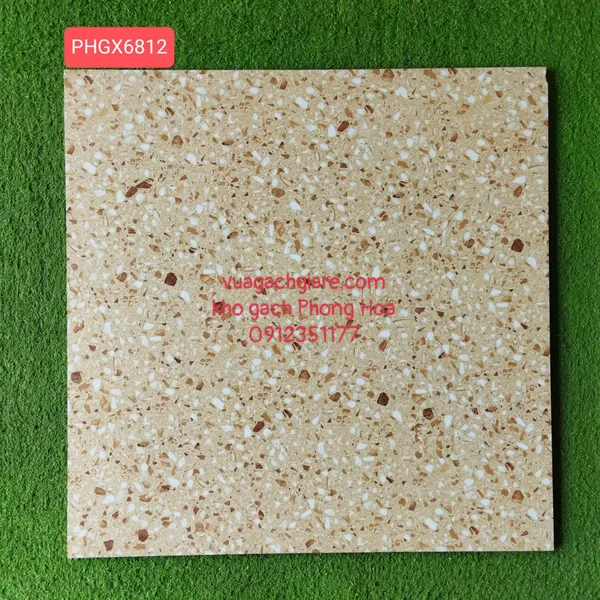 Gạch Đá Mờ Ốp Lát 60x60 Cao Cấp CMC màu vàng terrazzo GX6812