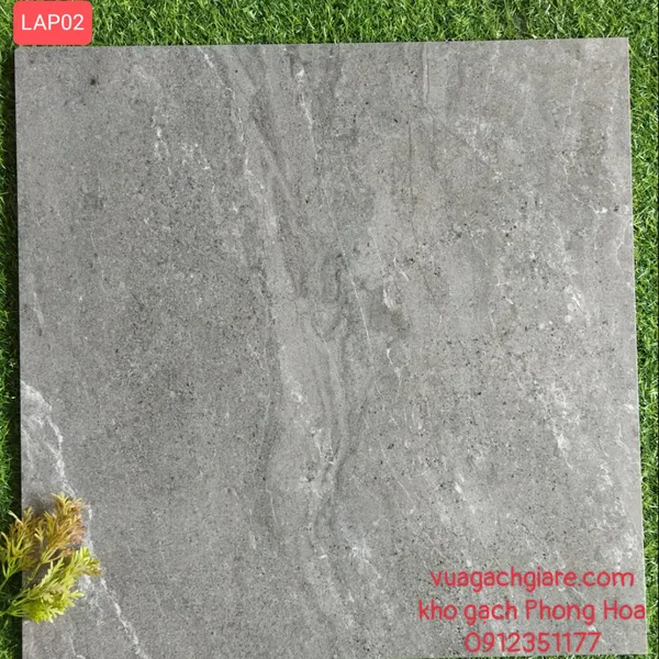 Gạch Đá Mờ Lát Nền 60x60 Royal xám đậm LAP02