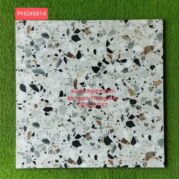 Gạch Đá Mờ Ốp Lát 60x60 Cao Cấp CMC terrazzo GX6814