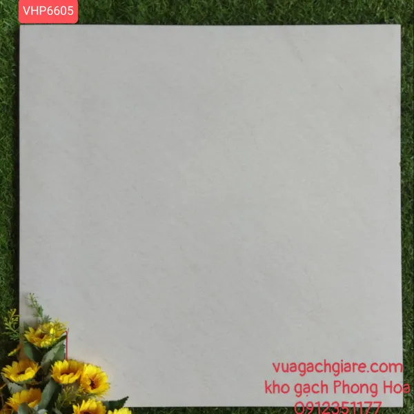 Gạch Đá Mờ Nhám Lát Nền 60x60 Viglacera kem vàng VHP6605
