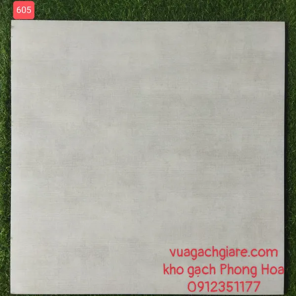 Gạch Đá Mờ Nhám Lát Nền 60x60 Viglacera xám xi măng 605