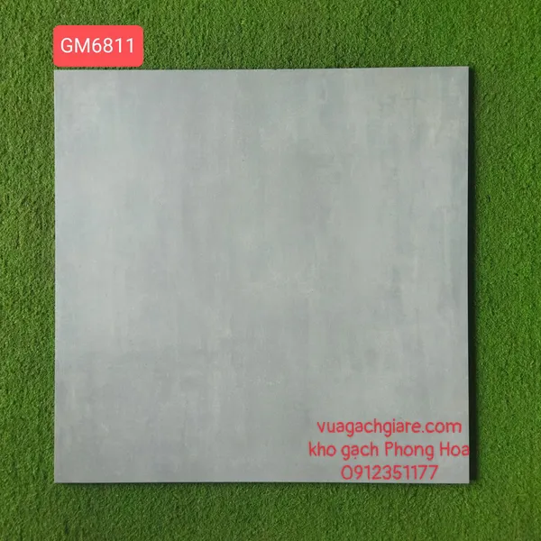 Gạch Đá Mờ Lát Nền 60x60 Viglacera xám xi măng GM6811
