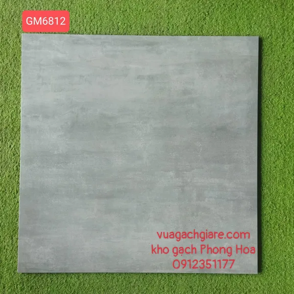 Gạch Đá Mờ Lát Nền 60x60 Viglacera xám xi măng GM6812