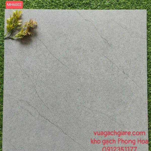 Gạch Đá Mờ Lát Nền 60x60 xám đậm MH6002