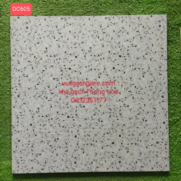 Gạch Đá Mờ Ốp Lát 60x60 Cao Cấp Trung Quốc xám terrazzo DC605