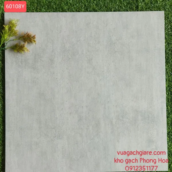 Gạch Đá Mờ Lát Nền 60x60 Kis Ceramic xám xi măng 60108Y