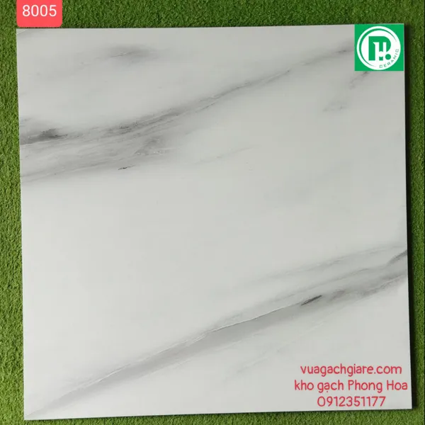 Gạch Đá Mờ Ốp Lát 80x80 Cao Cấp Ấn Độ trắng vân khói 8005