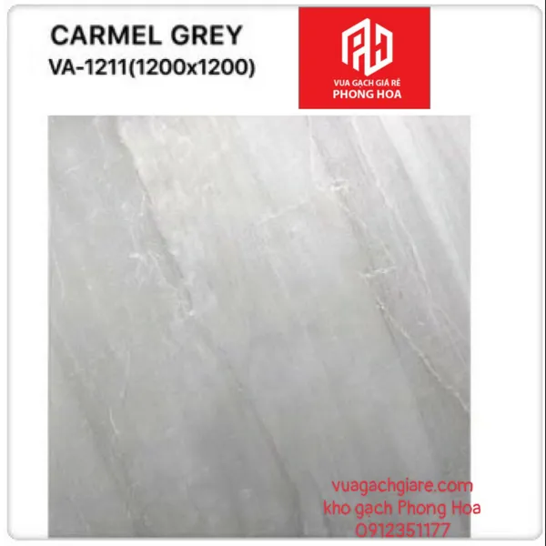 Gạch Đá Ốp Lát 120x120 Cao Cấp Ấn Độ xám nhạt vân đá VA-1211