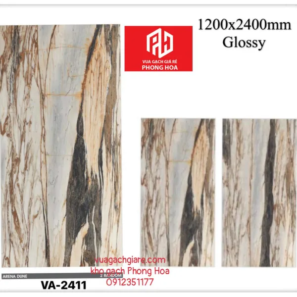 Gạch Đá Ốp Lát 120x240 Cao Cấp Ấn Độ vân đá VA-2411