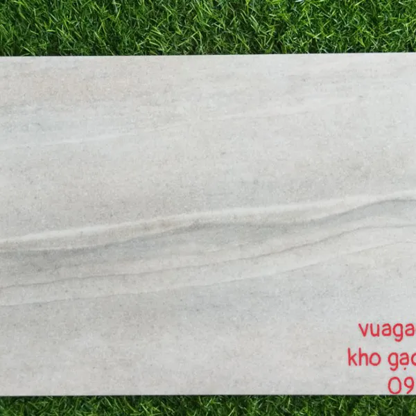 Gạch Đá Mờ Lát Nền 30x60 KIS CERAMIC xám vân đá nhạt 3651A - đậm 3651B