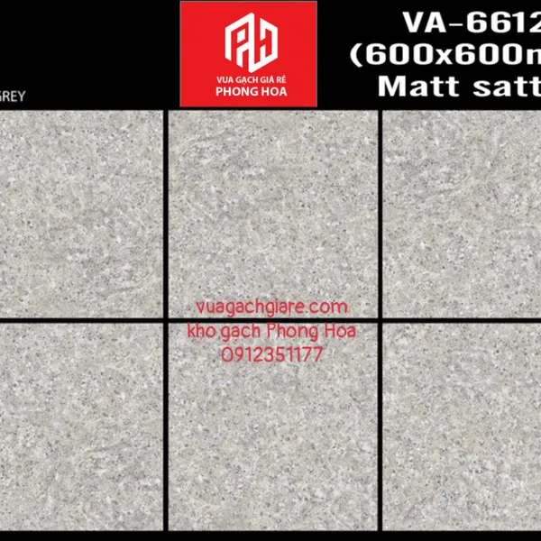 Gạch Đá Ốp Lát 60x60 Cao Cấp Ấn Độ giả đá hoa cương VA-6612