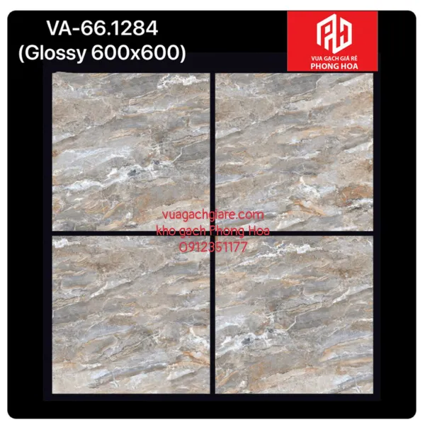Gạch Đá Ốp Lát 60x60 Cao Cấp Ấn Độ vân đá VA-66.1284