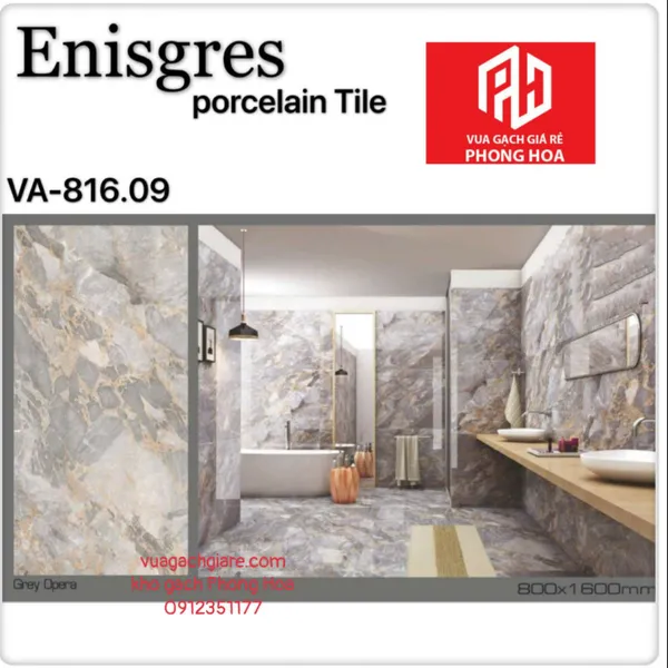 Gạch Đá Ốp Lát 80x160 Cao Cấp Ấn Độ vân đá VA-816.09