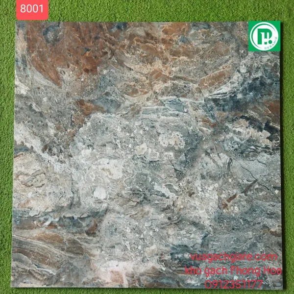 Gạch Đá Ốp Lát 80x80 Cao Cấp Ấn Độ vân đá 8001
