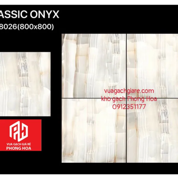 Gạch Đá Ốp Lát 80x80 Cao Cấp Ấn Độ vân đá VA-8026