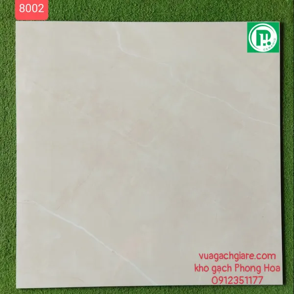 Gạch Đá Ốp Lát 80x80 Cao Cấp Ấn Độ vàng kem vân trắng 8002