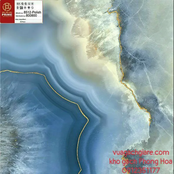 Gạch Đá Ốp Lát 80x80 Prime xanh vân đá 8512