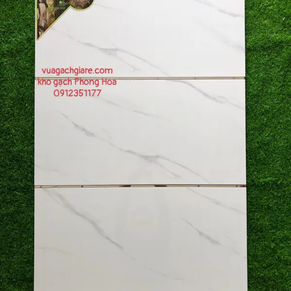Gạch Đá Ốp Tường 40x80 Cao Cấp Trung Quốc trắng vân khói 8908