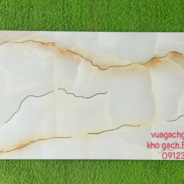 Gạch Đá Ốp Tường Khắc Kim 40x80 Cao Cấp Trung Quốc vàng kem nhũ vàng 48803