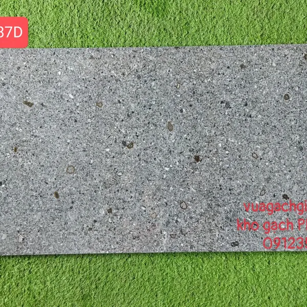 Gạch Đá Ốp Tường Khắc Kim 40x80 Cao Cấp xám giả đá JS84087D