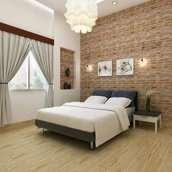 Gạch Đá Đồng Chất Giả Gỗ 20x100 Trung Quốc nâu vàng DM21022