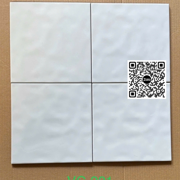 Gạch Đơn Sắc 20x20 Ốp Lát Trang Trí trắng - đen VG221 - VG222