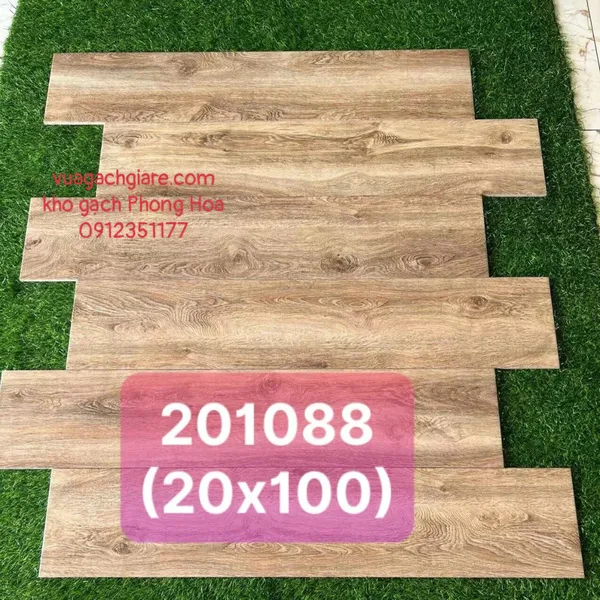 Gạch Vân Gỗ 20x100 Trung Quốc nâu đất 201088