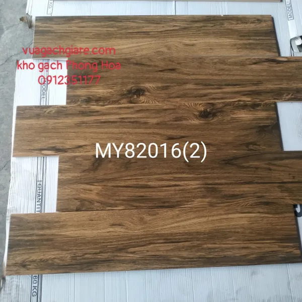 Gạch Vân Gỗ 20x100 Trung Quốc nâu đất MY82016(2)