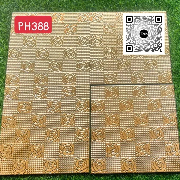 Gạch Khắc Kim 30x30 Cao Cấp nhũ vàng 388