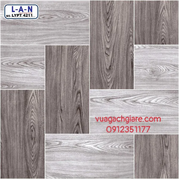 Gạch Lát Nền 40x40 Giá Rẻ PAK vân gỗ xám 4211