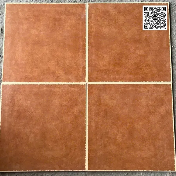 Gạch Đá Mờ 60x60 Ốp Lát Giả Cổ màu đỏ gạch