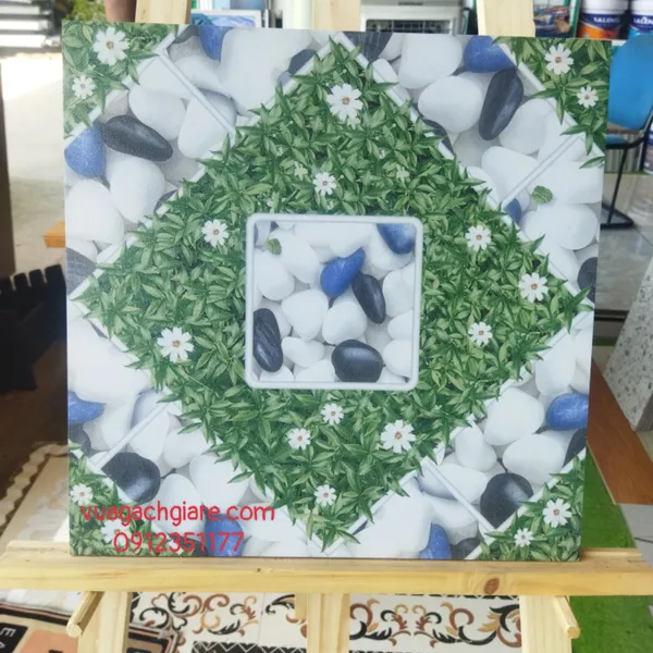 Gạch Lát Sân 40x40 Giá Rẻ PAK đá sỏi 4204
