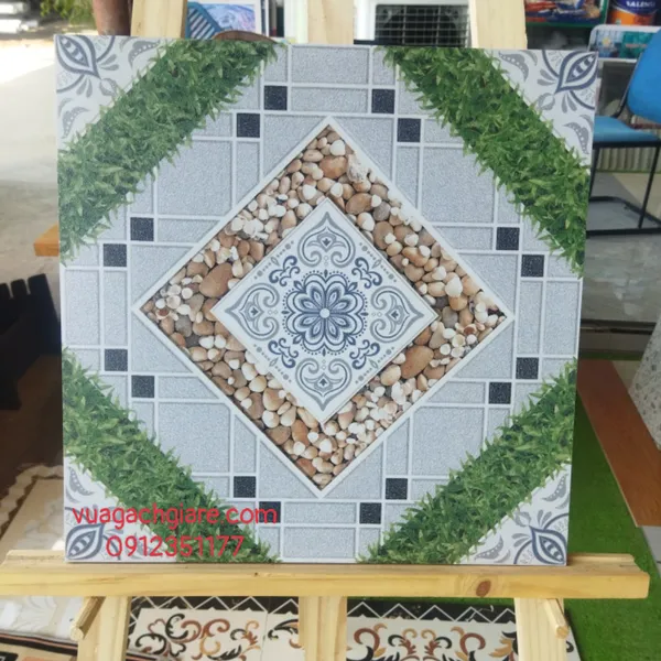 Gạch Lát Sân 40x40 Giá Rẻ PAK đá sỏi 4205