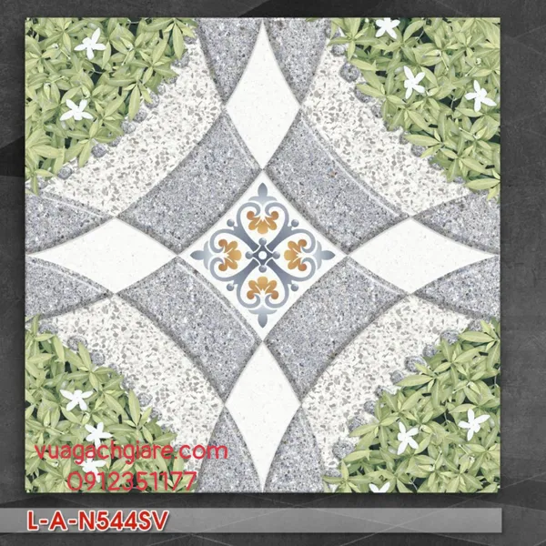 Gạch Men 50x50 Lát Sân GIÁ RẺ PAK đá cỏ N544SV