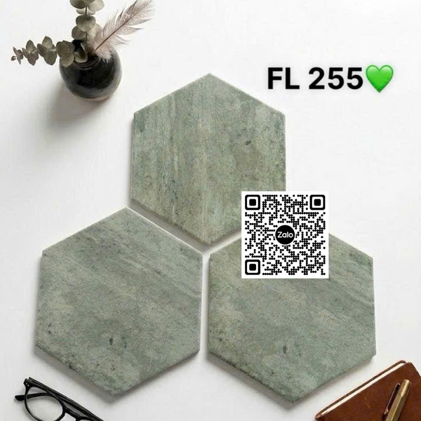 Gạch Lục Giác 20x23 Ốp Lát Trang Trí xám FL255