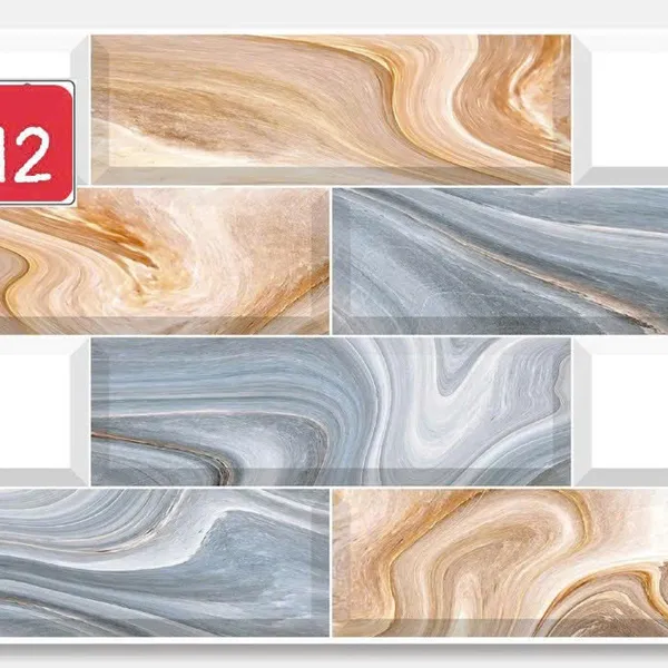 Gạch Men 25x40 Ốp Dán trang Trí xám nâu 2512