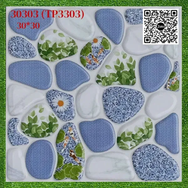 Gạch Men Mờ 30x30 Ốp Lát đá sỏi 30303