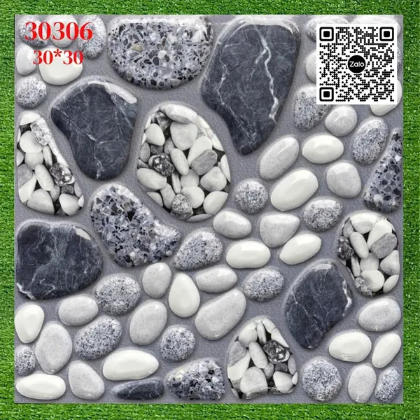 Gạch Men Mờ 30x30 Ốp Lát đá sỏi 30306
