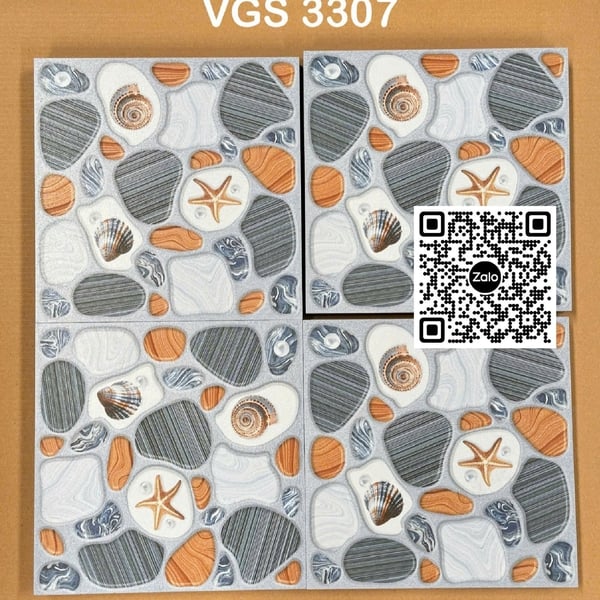 Gạch Men Mờ 30x30 Ốp Lát sỏi đá VGS3307