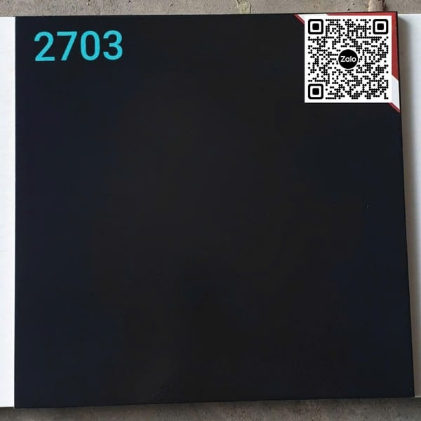 Gạch Men 30x30 Ốp Lát đen trơn 2703