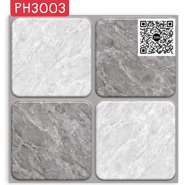 Gạch Men 30x30 Ốp Lát Toilet xám vân đá 3003