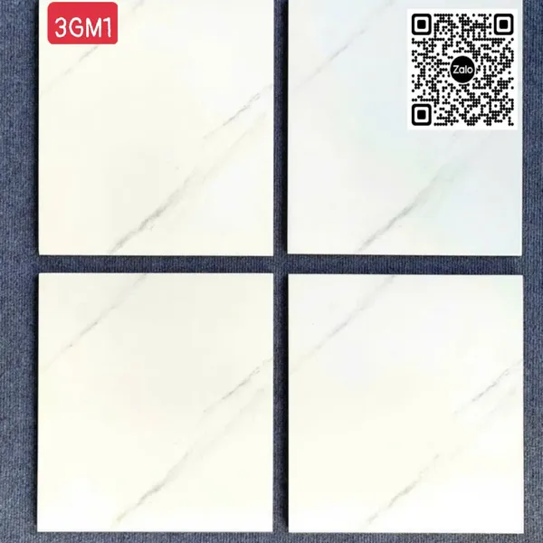 Gạch Men Mờ 30x30 Ốp Lát trắng vân khói 3GM1