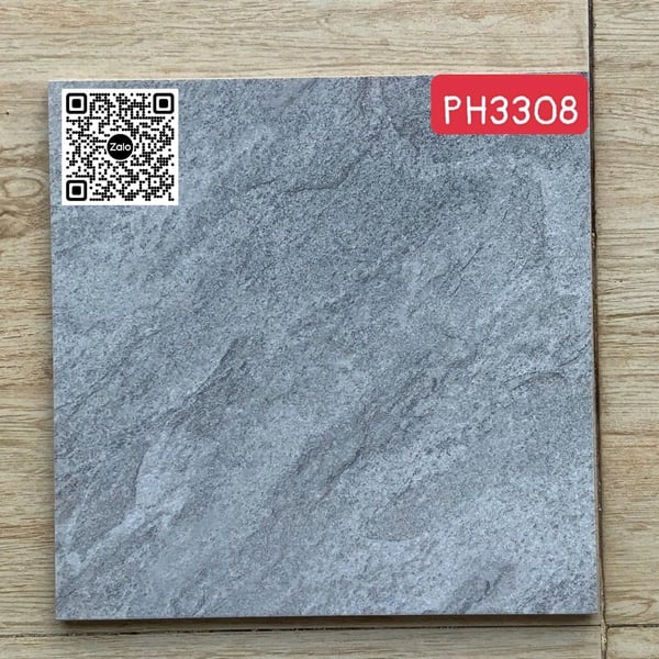 Gạch Men Mờ 30x30 Ốp Lát Hoàng Gia xám vân đá 3308