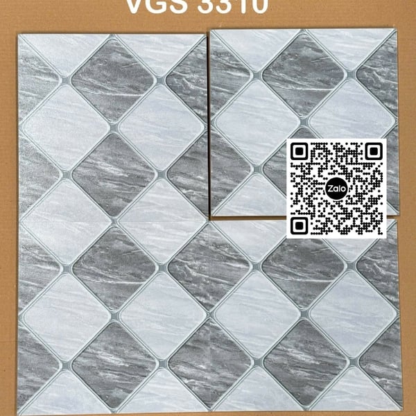 Gạch Men Mờ 30x30 Ốp Lát xám vân đá VGS3310