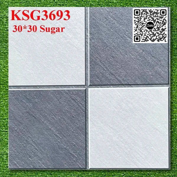 Gạch Men Mờ 30x30 Ốp Lát xám vân mây KSG3693