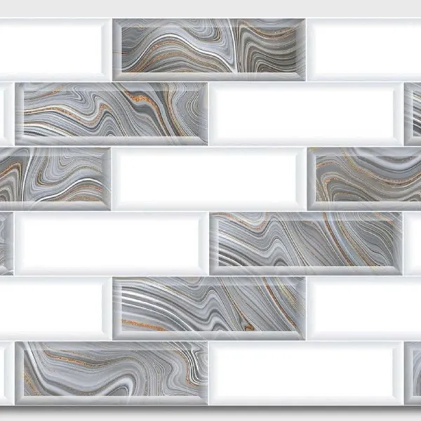 Gạch Men 30x60 Ốp Dán trang Trí đá ghép 3605