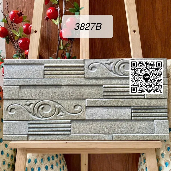 Gạch Men 30x60 Ốp Dán Trang Trí đá ghép 3827B